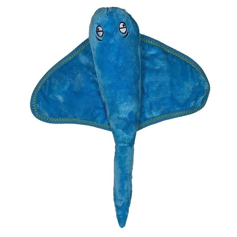Spunky Pup Clean Earth Plush Stingray | Made from 100% Recycled Water Bottles | Large - Image 1